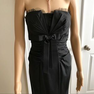 David’s Bridal Black Cocktail Dress